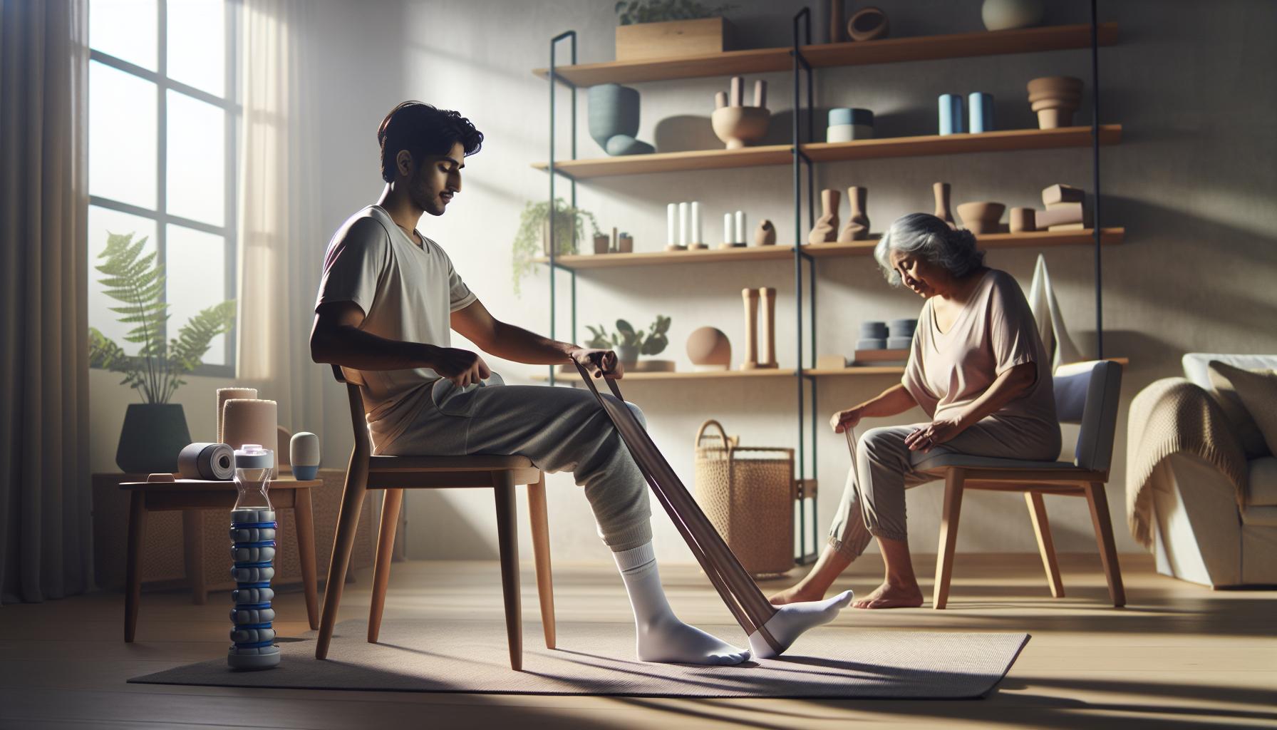 Alternativas y complementos a elevar las piernas en trombosis