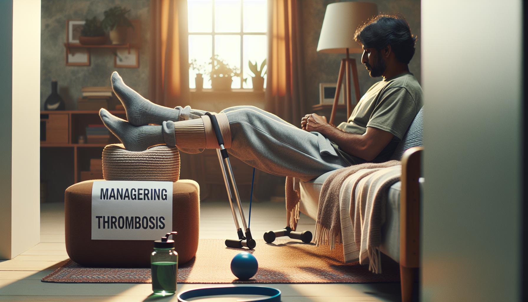 Cómo manejar la rehabilitación durante la baja por trombosis