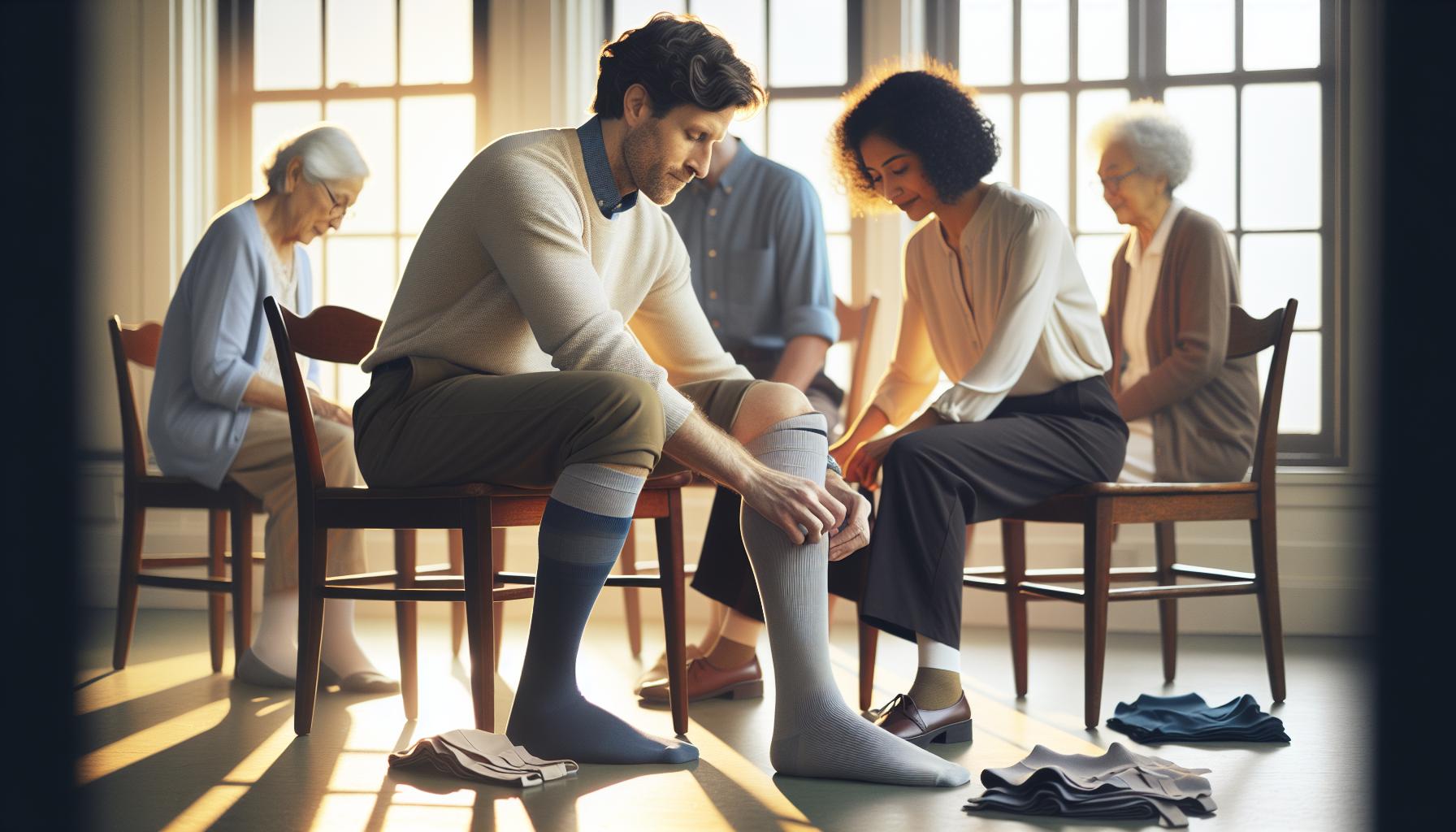 Con trombosis en la pierna se puede caminar: Lo permitido 8 Cómo usar medias de compresión para mejorar la circulación