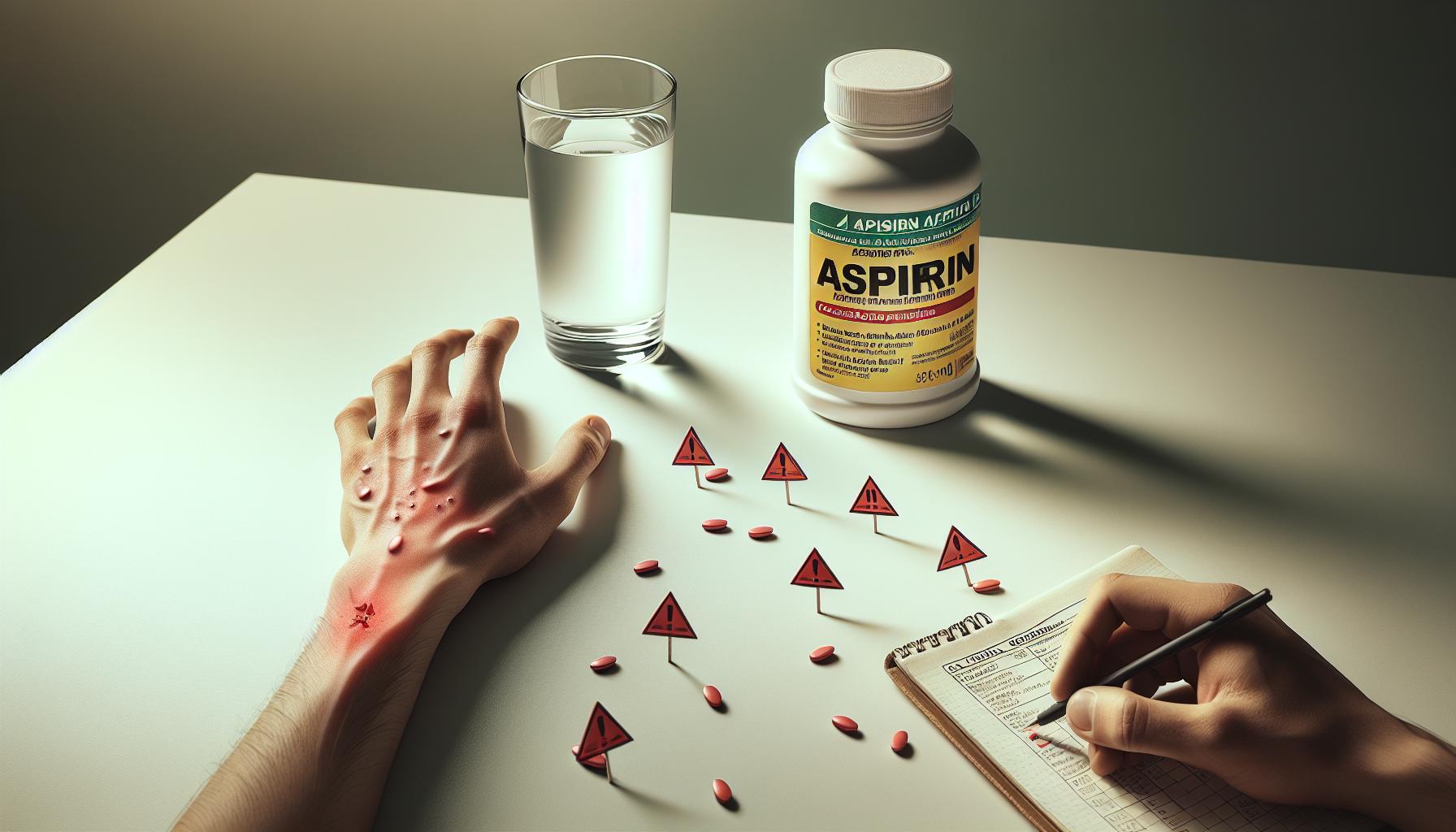 Efectos secundarios comunes y señales de alarma al tomar aspirina
