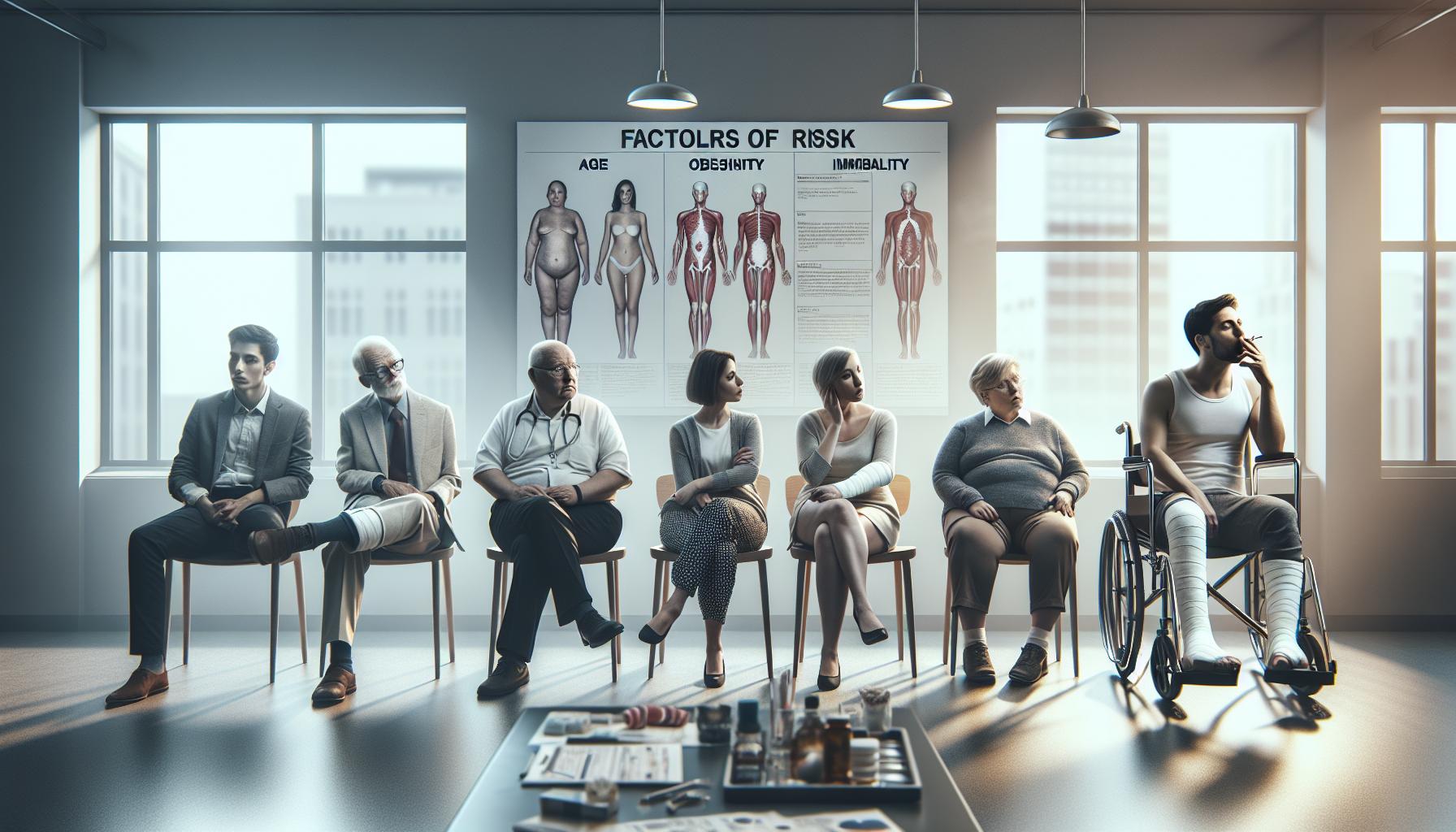 Factores de riesgo que aumentan la probabilidad de trombosis