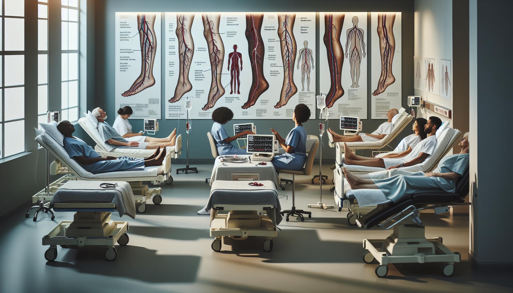 Impacto de la elevación de piernas en diferentes tipos de trombosis