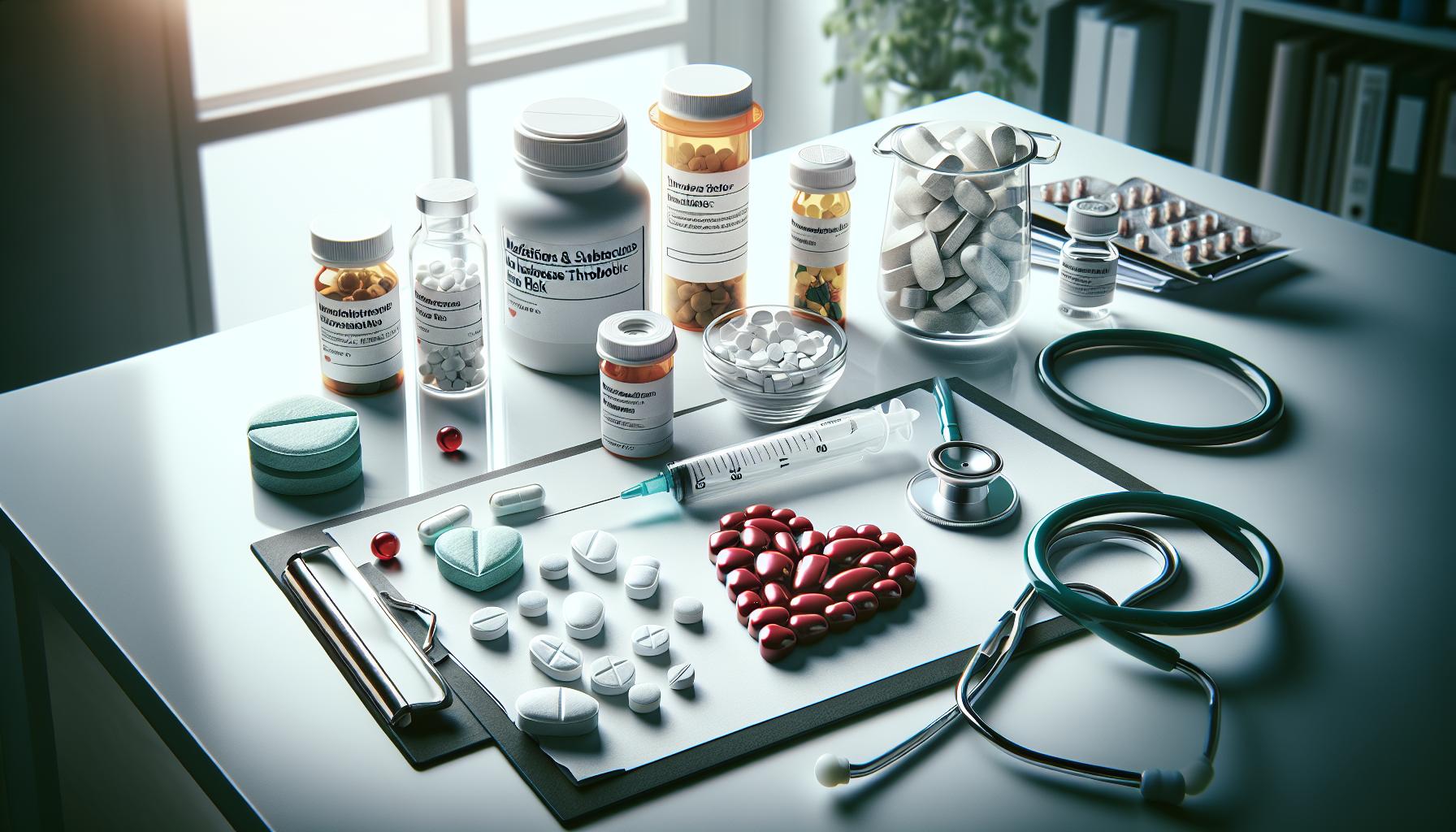 Medicamentos y sustancias que aumentan el riesgo trombótico