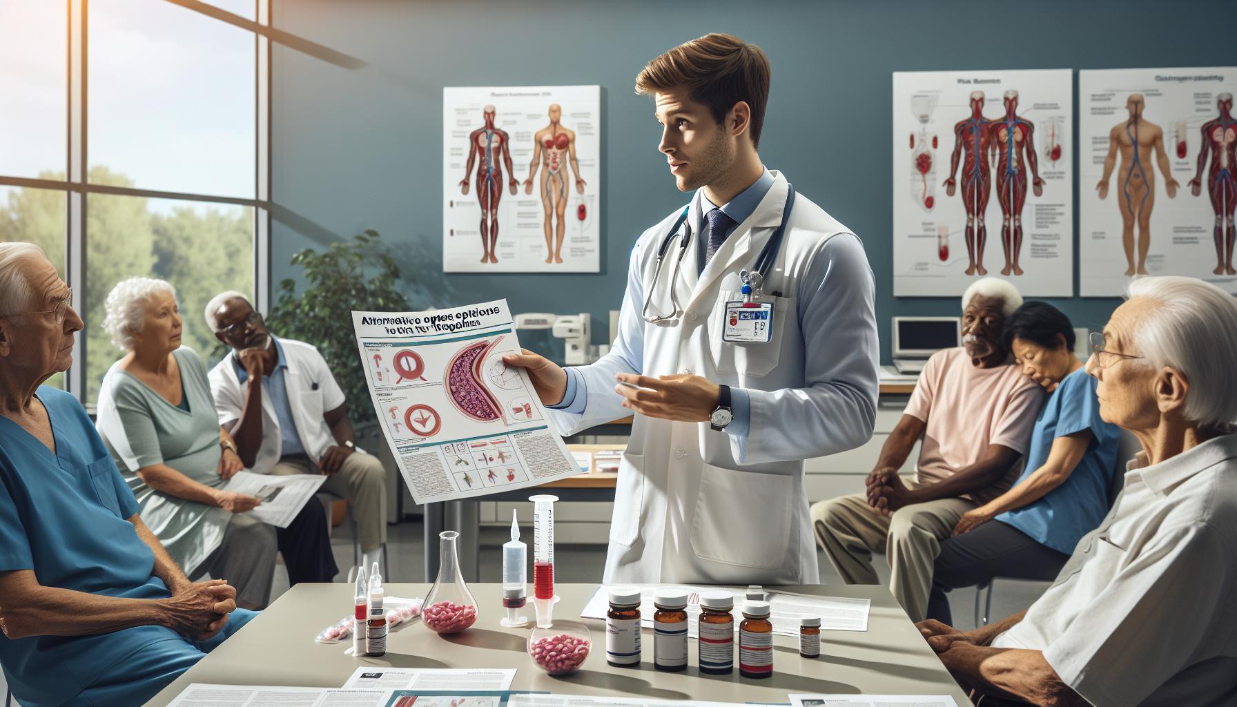 Opciones alternativas al Sintrom en pacientes con trombosis