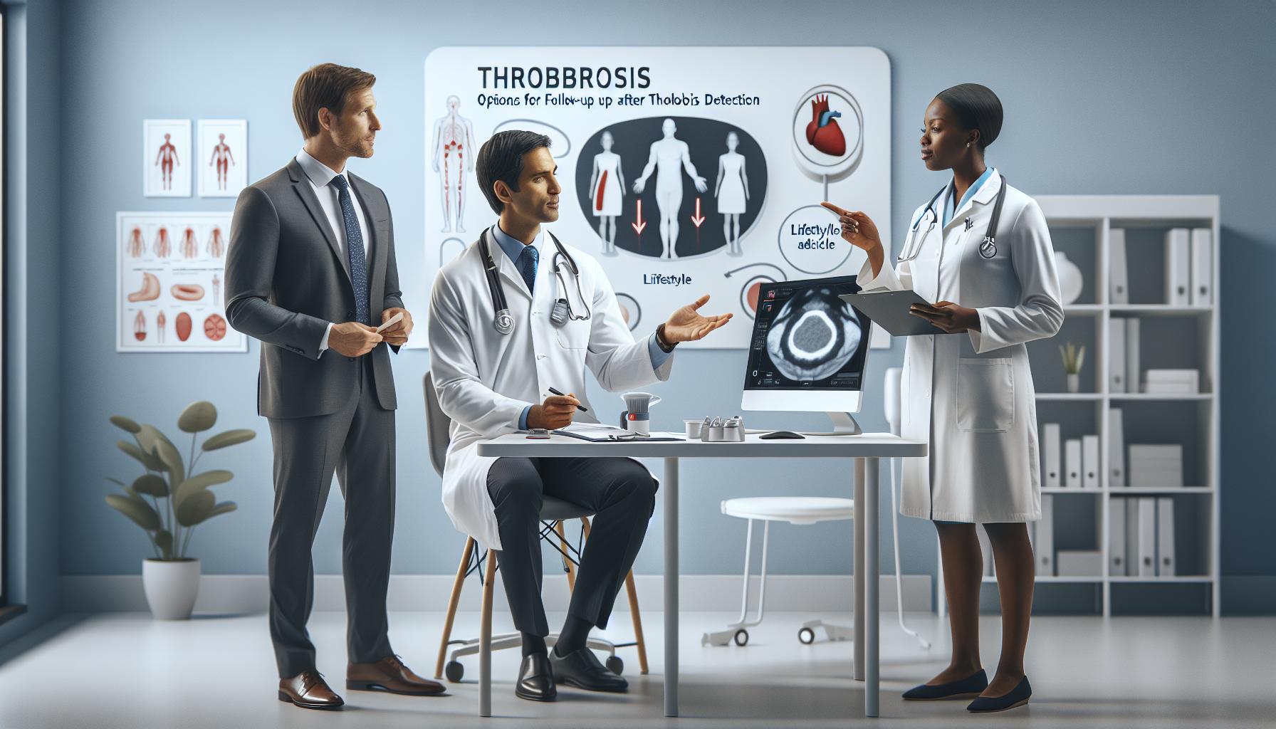 Opciones de seguimiento tras la detección de trombosis