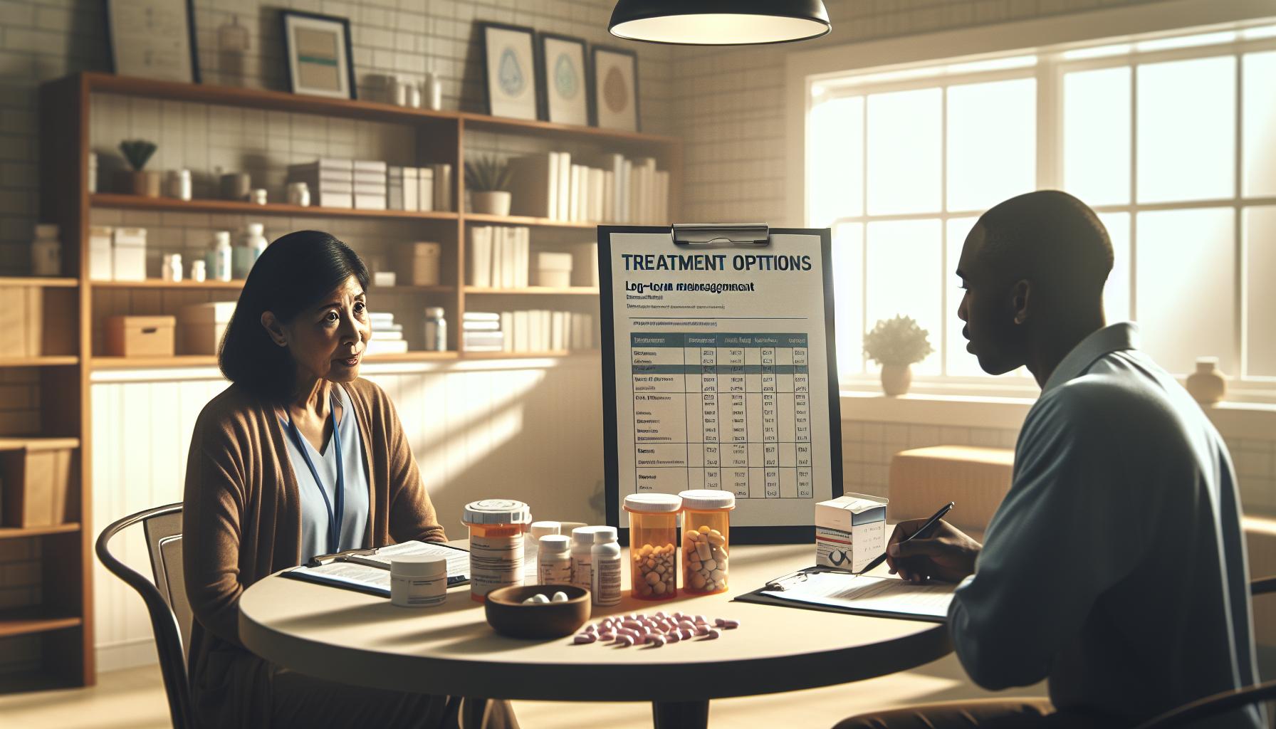 Opciones de tratamiento y manejo a largo plazo