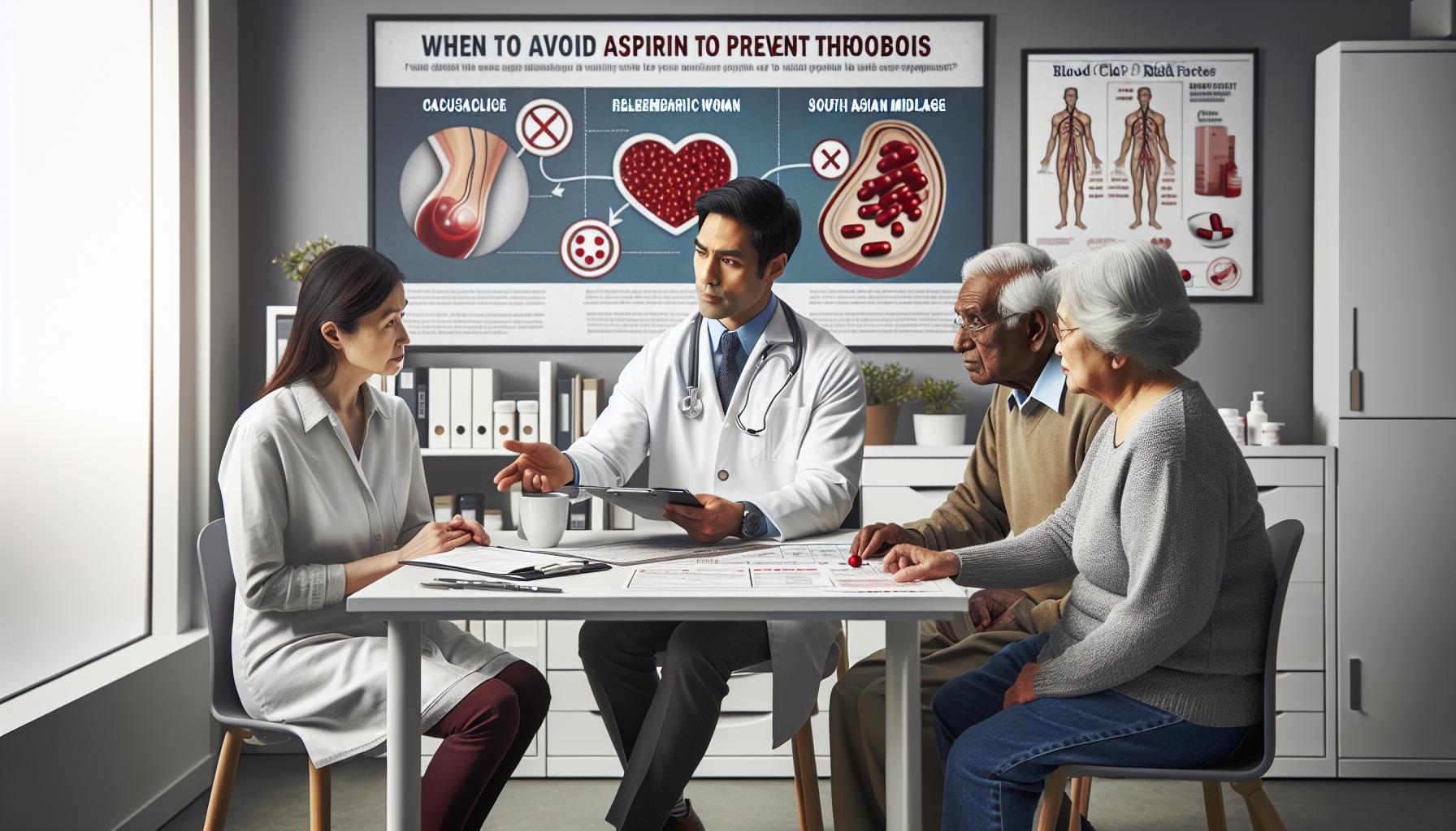 ¿Quiénes deben evitar la aspirina para prevenir trombosis?