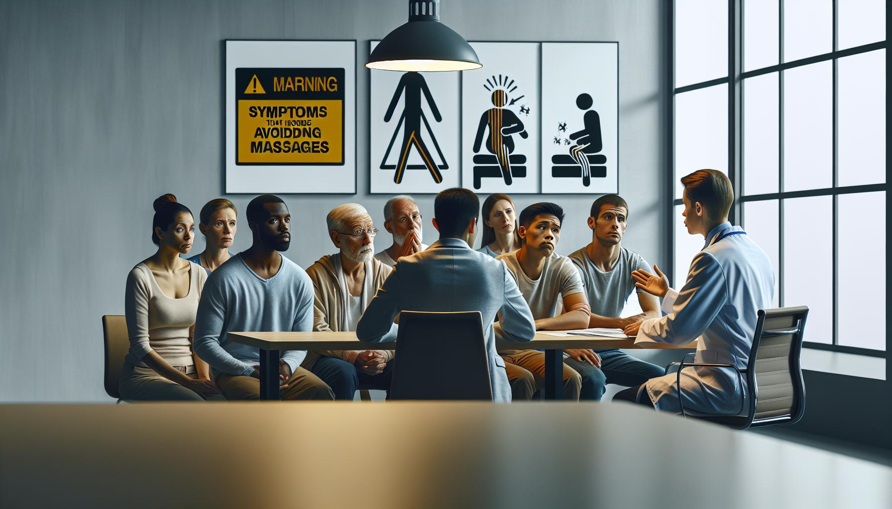 Síntomas que indican evitar masajes y cuándo consultar al médico