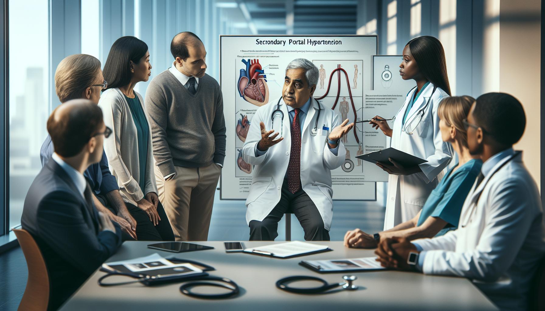 Síntomas y señales clínicas de la hipertensión portal secundaria