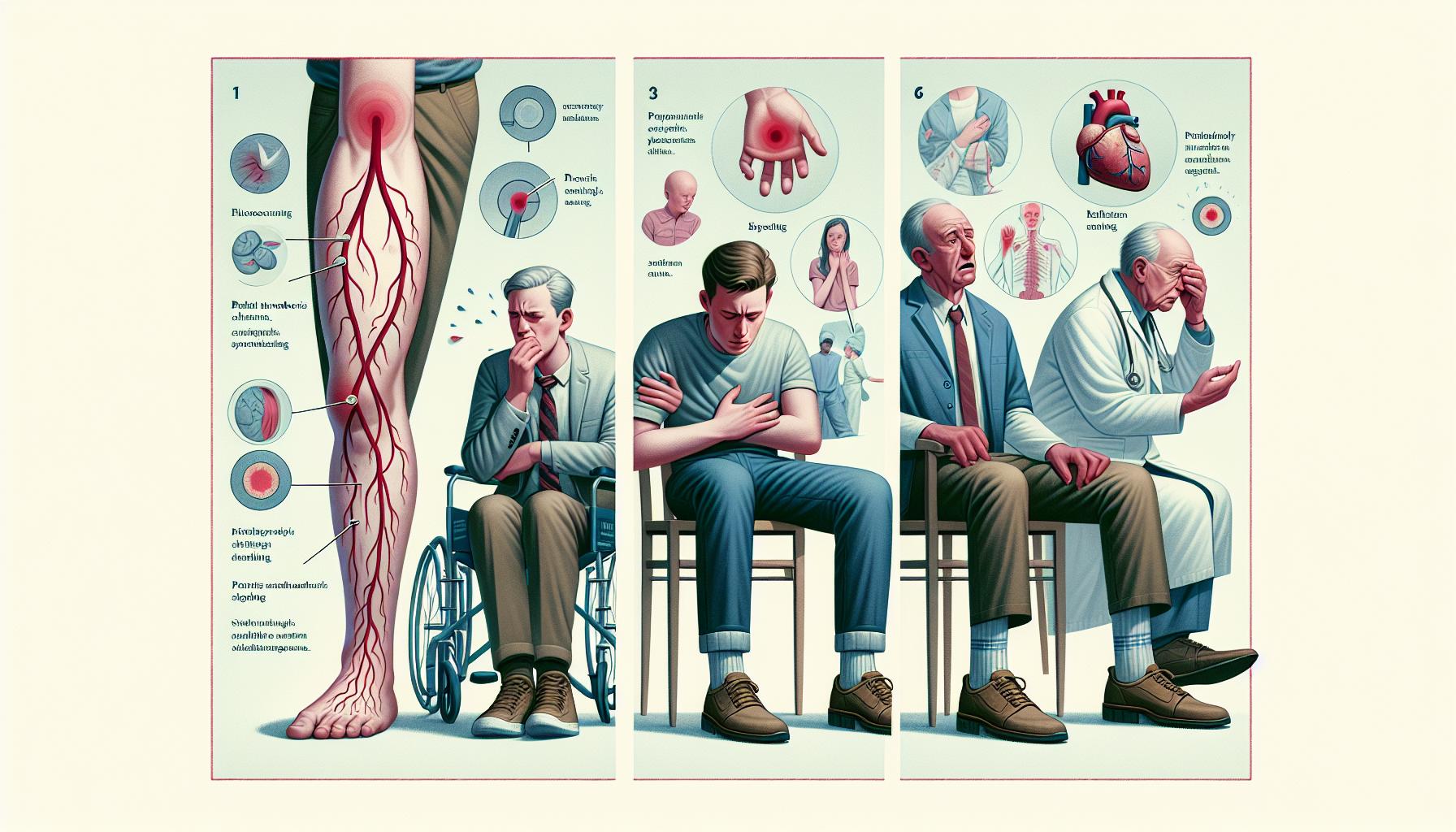Tipos de trombosis y sus síntomas característicos